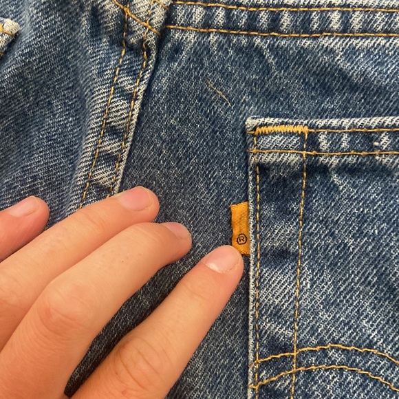 Vintage orange tag Levi jeans - Picture 5 of 5
